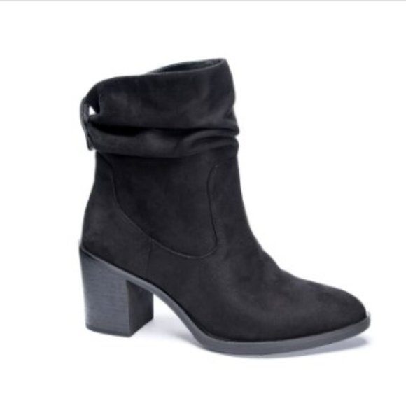 CL by Chinese Laundry Shoes - CL by CHINESE LAUNDRY Kalie Slouch Ankle Booties 9.5M Black New Suede upper